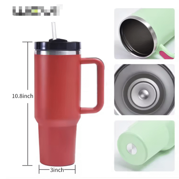 40 oz tumbler with handle