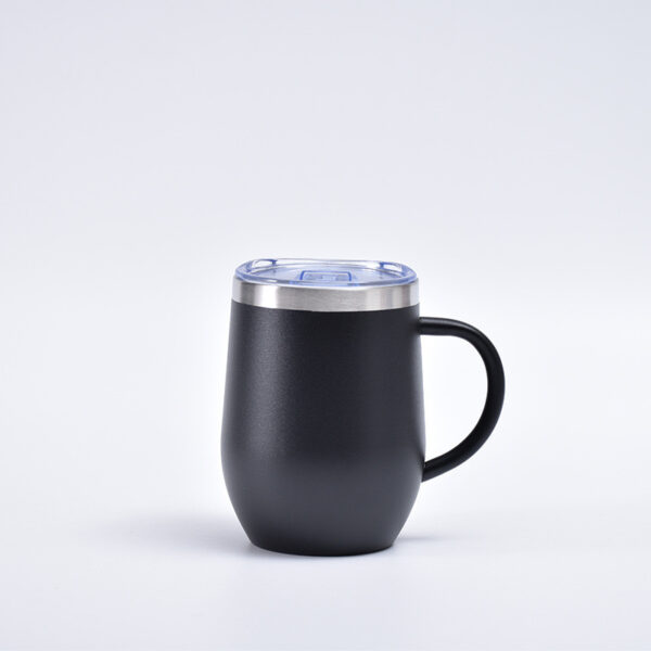 G24 Custom Egg Shape Insulated Vacuum Mug with handle - Image 2
