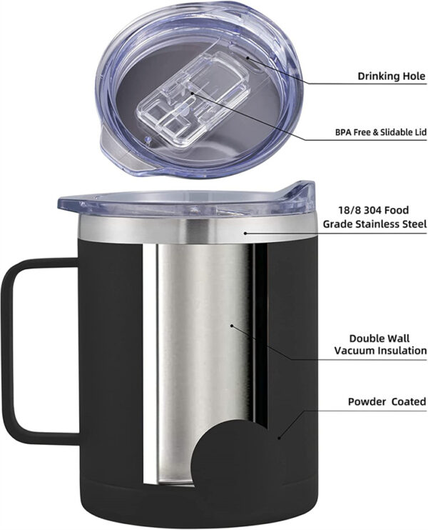 G35 12 oz Coffee Mug with Handle - Image 4