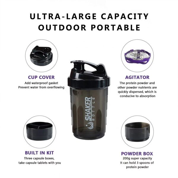 G30 Custom Protein Shaker Bottle - Image 2