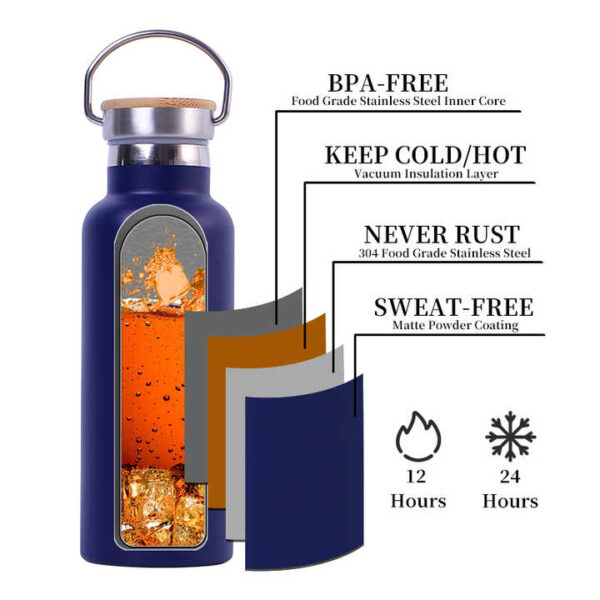 G39 600ML Double Walled Vacuum Flask - Image 6
