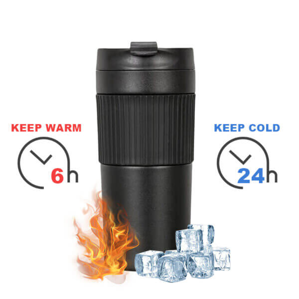 G42 16oz Stainless Steel French Press Coffee Mug - Image 4