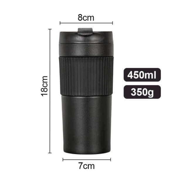 G42 16oz Stainless Steel French Press Coffee Mug - Image 7