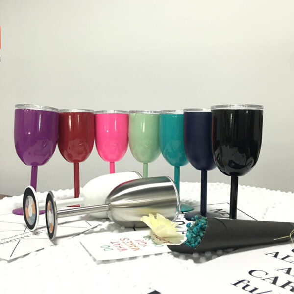 G18 Custom 10oz Insulated Wine Glasses - Image 2