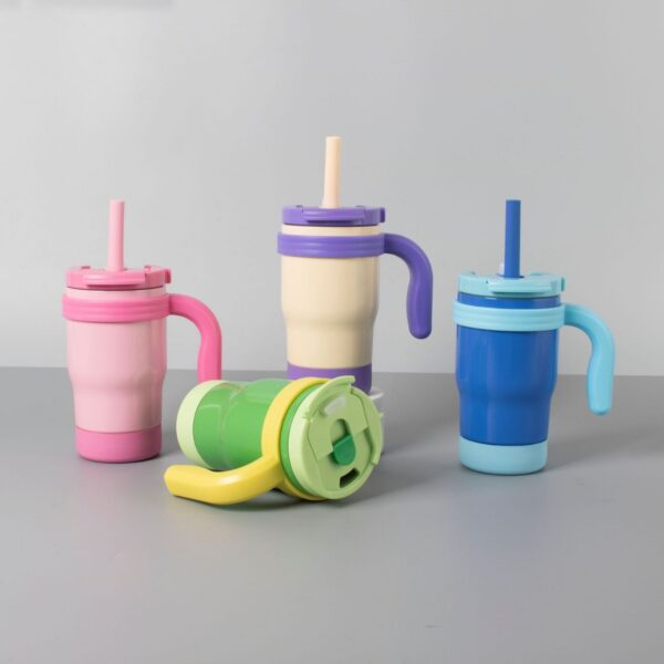 G37 Custom 14oz Kids Stainless Steel Tumbler with Straw - Image 5