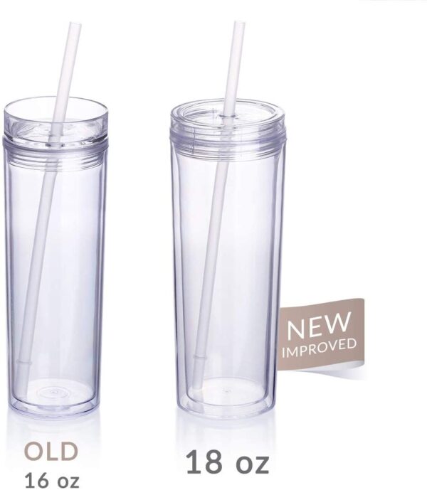 G19 Custom 16oz Party Clear Skinny Tumbler - Image 5