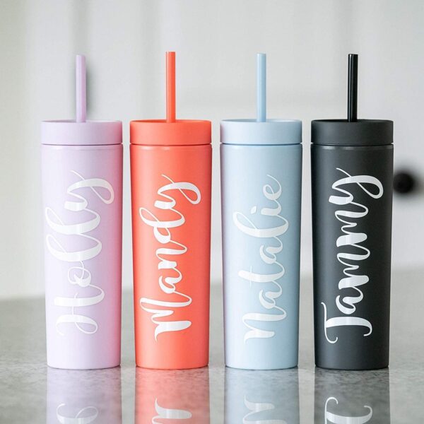 G13 Custom 16oz Slim Skinny Plastic Tumbler - Image 4