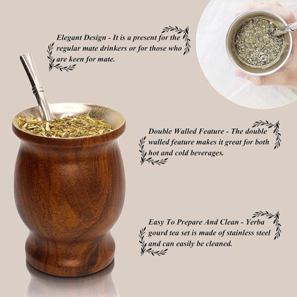 G22 Custom 8oz 304 Stainless Steel Gourd Mate Cup - Image 4