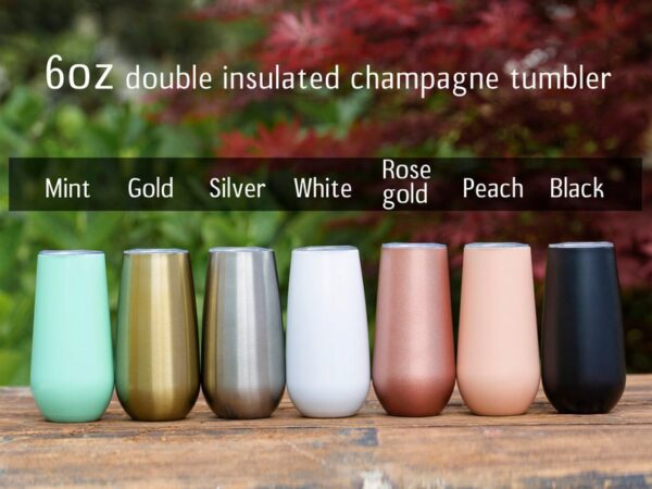 G41 6oz Double Wall Egg Shape Tumblers - Image 4