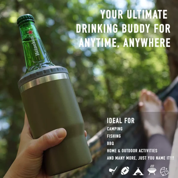 G65 Custom 14oz 4 in 1 Beer Can Cooler - Image 3