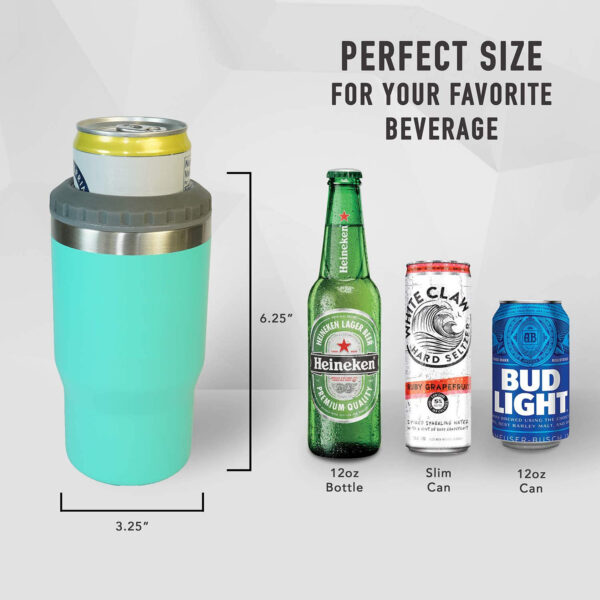 G65 Custom 14oz 4 in 1 Beer Can Cooler - Image 4