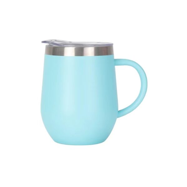 G24 Custom Egg Shape Insulated Vacuum Mug with handle - Image 5