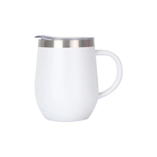 G24 Custom Egg Shape Insulated Vacuum Mug with handle - Image 6