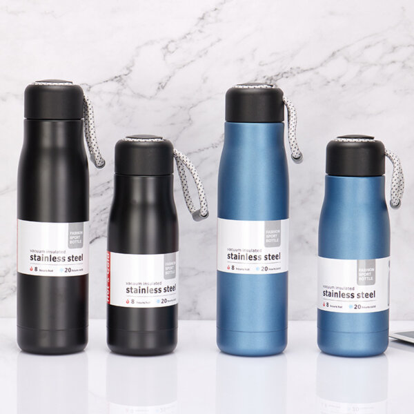 G47 Vacuum Flask Water Bottle  With Rope Handle - Image 2