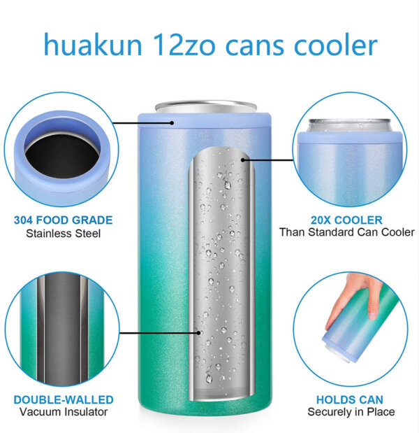 G51 12oz Beer Can Cooler - Image 5