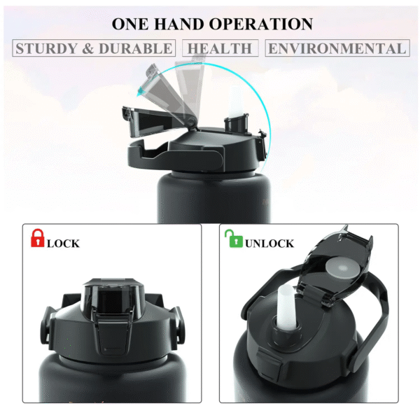 G50 Reusable Travel 3 in 1 Set Water Bottle - Image 6