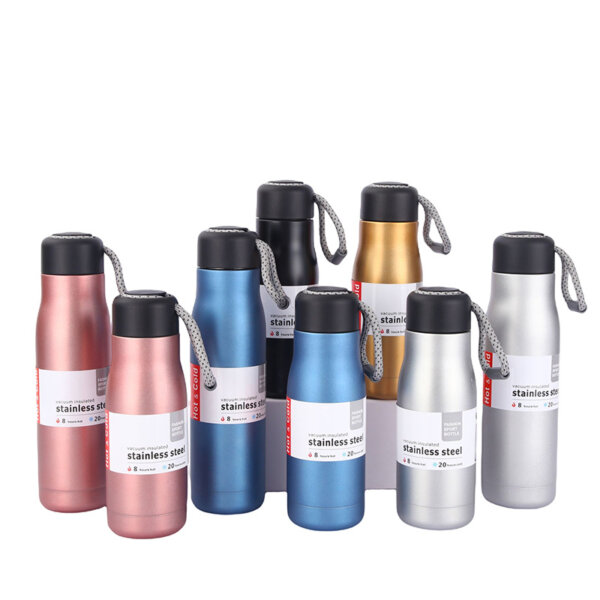 G47 Vacuum Flask Water Bottle  With Rope Handle - Image 4