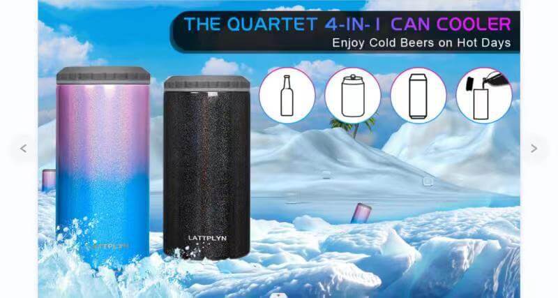 G64 Custom 16oz insulated can cooler 2 G64 Custom 16oz insulated can cooler - Image 2