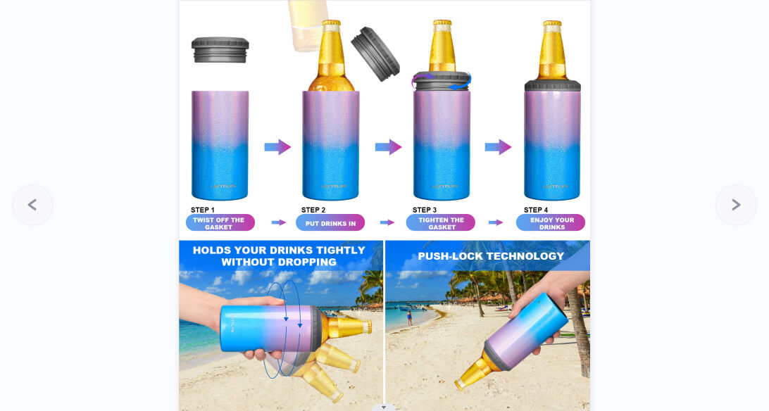 G64 Custom 16oz insulated can cooler 3 G64 Custom 16oz insulated can cooler - Image 3